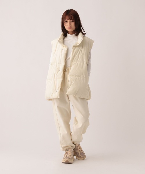 GLOBAL WORK(グローバルワーク)の「大人見え中綿ベスト/AND YUA ANY/961092(ベスト・キッズ・ブラック/アイボリー・150cm/160cm)」の9枚目の写真