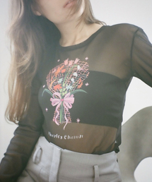 Charles Chaton | Ran MIYAZAKI for CC tulle TOP(Tシャツ/カットソー)