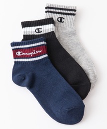 Champion（チャンピオン）の「【CHAMPION/チャンピオン】キッズ　ショートレングス　ソックス CBSCY303/CBSCY304 　3足組　C ODORLESSR（シーオドレス）　抗菌防臭　靴下（ソックス/靴下・キッズ）」
