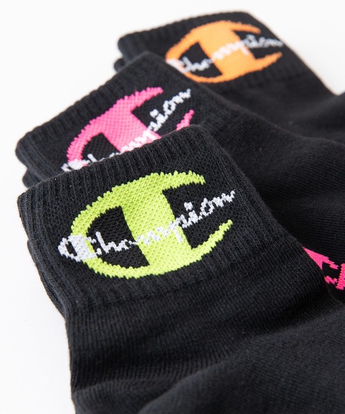 Champion(チャンピオン)の「【CHAMPION/チャンピオン】キッズ ショートレングス ソックス CBSCY303/CBSCY304 3足組 C ODORLESSR(シーオドレス) 抗菌防臭 靴下(ソックス/靴下・キッズ・その他1/その他・FREE)」の7枚目の写真
