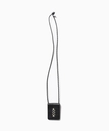 515003○ CALEE Leather neck strap CALEE 「STUDS LEATHER NECK STRAP
