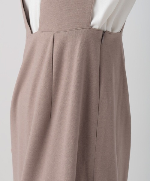 Elura（エルーラ）の「ストラップナロースカート（ジャンパースカート・レディース・ブラウン系その他/ブラック・FREE）」の6枚目の写真