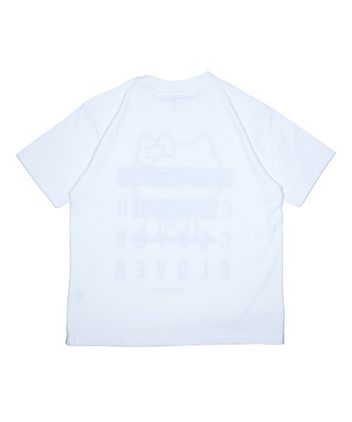 ハローキティコラボ(ハローキティコラボ)の「ハローキティ/HELLO KITTY CLOVER Tシャツ/サンリオキャラクターズ コラボ(Tシャツ/カットソー・メンズ・ブラック/ホワイト・S/L/XXL/XL/M)」の9枚目の写真