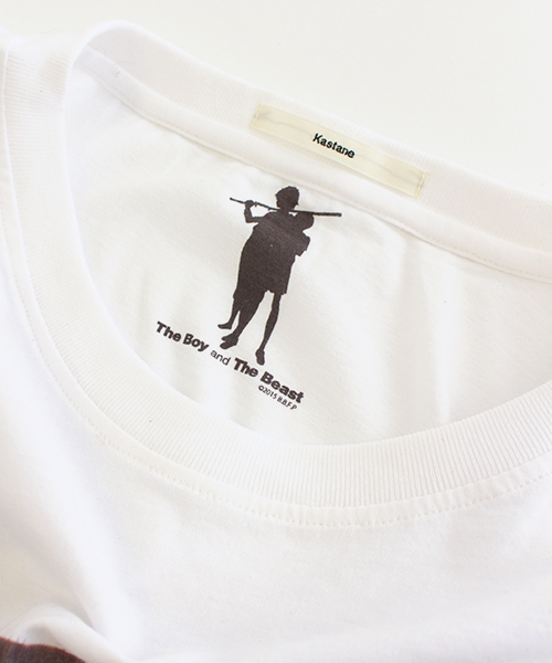 Kastane（カスタネ）の「【Kastane×バケモノの子】人間界プリントTシャツ（Tシャツ/カットソー・レディース・ホワイト・FREE）」の8枚目の写真