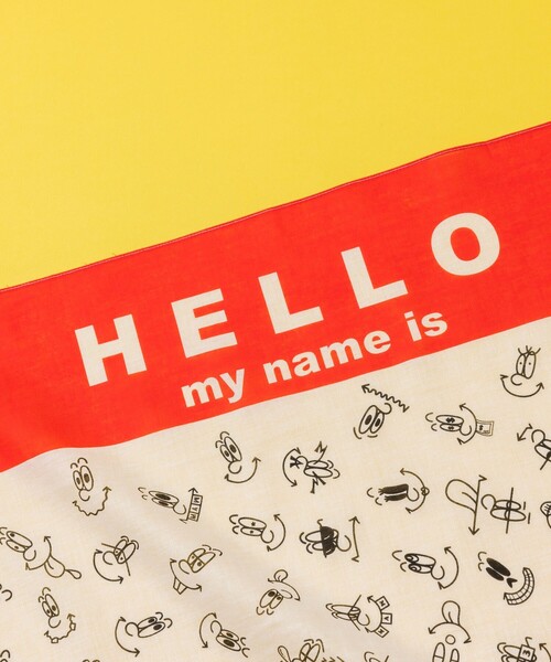 BEAMS T（ビームスティー）の「MAW × BEAMS T / Bandana（バンダナ/スカーフ・メンズ・ホワイト・ONE SIZE）」の2枚目の写真