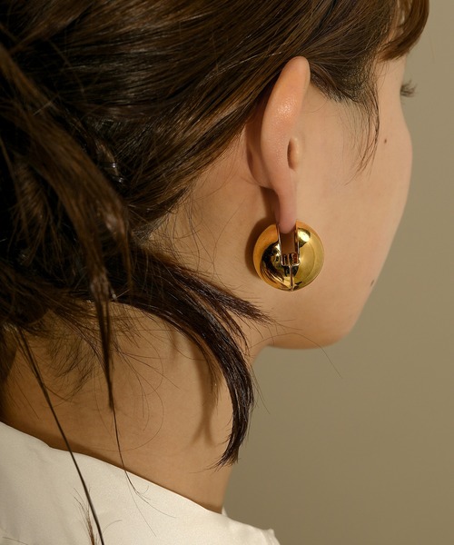 voov（ブーブ）の「ワンタッチ メタル ボール ポイント ピアス 大きめ（ピアス（両耳用）・レディース・ゴールド/シルバー・フリー）」の10枚目の写真