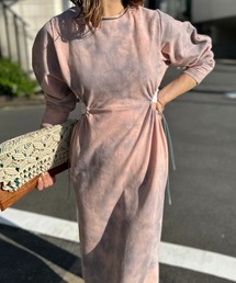 ドロスト サイドホール タイダイワンピース