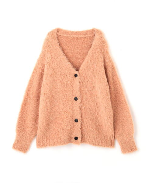 N.（N. Natural Beauty Basic）（エヌエヌナチュラルビューティーベーシック）の「◆フェザーニットカーディガン（カーディガン/ボレロ・レディース・オレンジ/オフホワイト/グレー・MEDIUM）」の11枚目の写真