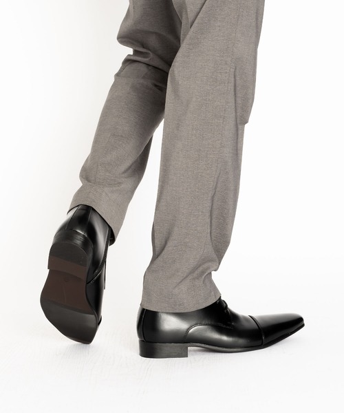 MM/ONE（エムエムワン）の「ストレートチップ 外羽根 ドレスブーツ ビジネス（ブーツ・メンズ・ブラック・43/41/42/40/46/45/44）」の4枚目の写真