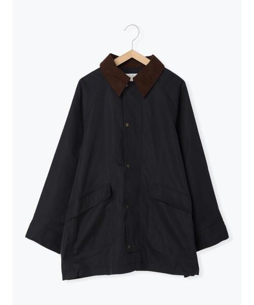 ehka sopo(エヘカソポ)の「コーデュロイ襟ブルゾン(ブルゾン・レディース・ネイビー/ベージュ/カーキ・F)」の18枚目の写真