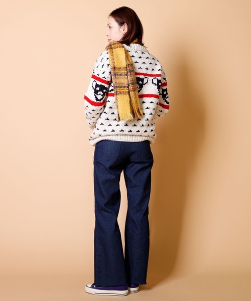 セール】FRENCH FACTORY -MOHAIR SCARF PLAID/フレンチファクトリー