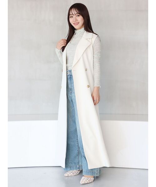 MERCURYDUO（マーキュリーデュオ）の「シアーレースカットソー（Tシャツ/カットソー・レディース・ミント/ブラック/オフホワイト・FREE）」の7枚目の写真