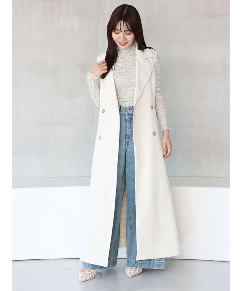 MERCURYDUO（マーキュリーデュオ）の「シアーレースカットソー（Tシャツ/カットソー・レディース・ミント/ブラック/オフホワイト・FREE）」の8枚目の写真