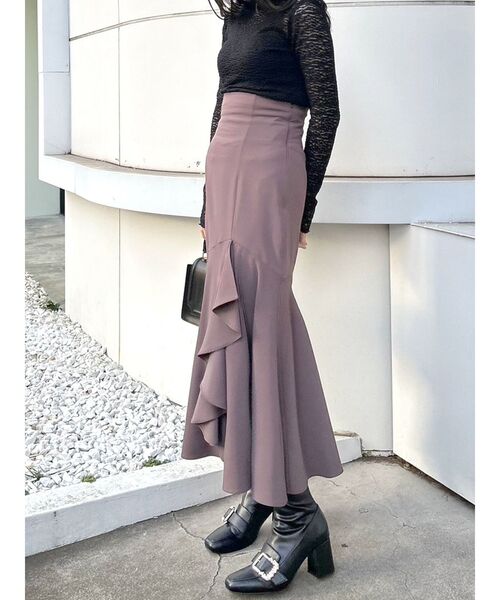 MERCURYDUO（マーキュリーデュオ）の「シアーレースカットソー（Tシャツ/カットソー・レディース・ミント/ブラック/オフホワイト・FREE）」の13枚目の写真