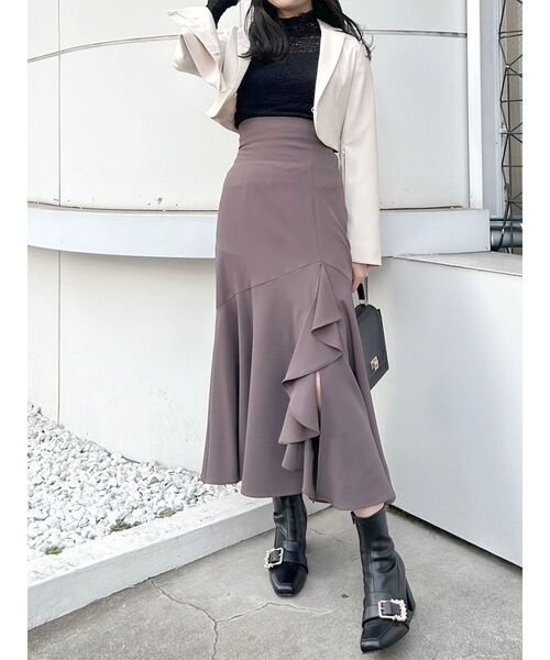 MERCURYDUO（マーキュリーデュオ）の「シアーレースカットソー（Tシャツ/カットソー・レディース・ミント/ブラック/オフホワイト・FREE）」の14枚目の写真