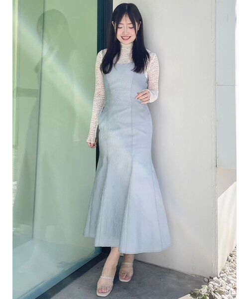 MERCURYDUO（マーキュリーデュオ）の「シアーレースカットソー（Tシャツ/カットソー・レディース・ミント/ブラック/オフホワイト・FREE）」の16枚目の写真