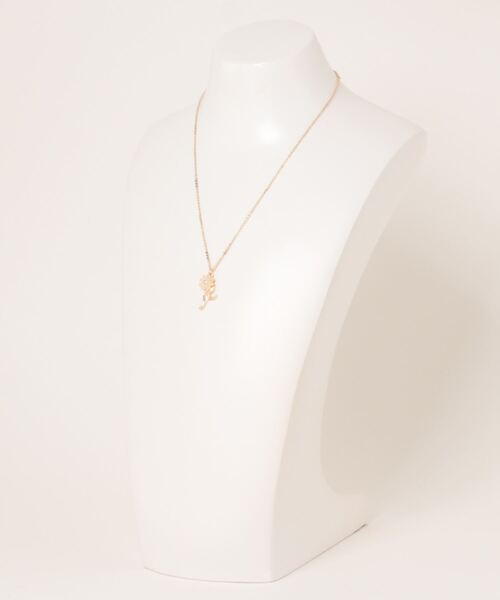 Three Four Time(スリーフォータイム)の「カラーフラワーネックレス(ネックレス・レディース・レッド/アイボリー/ピンク・FREE)」の8枚目の写真