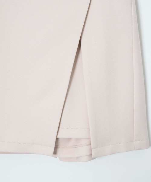 WEGO（ウィゴー）の「WEGO/スリットレイヤードスカパン（スカート・レディース・アイボリー/ブラック系その他・FREE）」の10枚目の写真