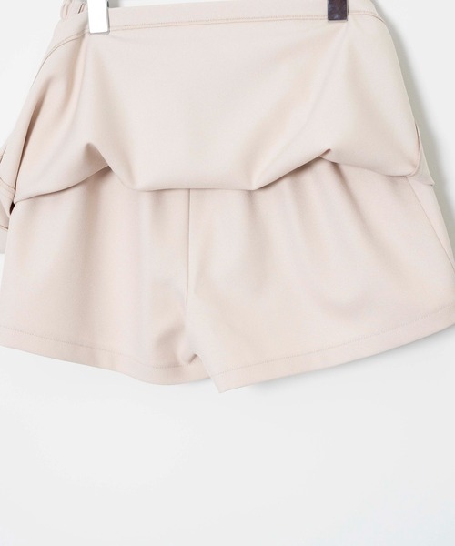 WEGO（ウィゴー）の「WEGO/スリットレイヤードスカパン（スカート・レディース・アイボリー/ブラック系その他・FREE）」の12枚目の写真