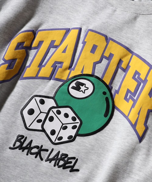 STARTER BLACK LABEL（スターターブラックレーベル）の「【STARTER /スターター】グラフィック発砲プリント 裏起毛 オーバーサイズ スウェットプルオーバー（スウェット・メンズ・ホワイト系/ブラック/ブラウン・M/L/XL）」の9枚目の写真