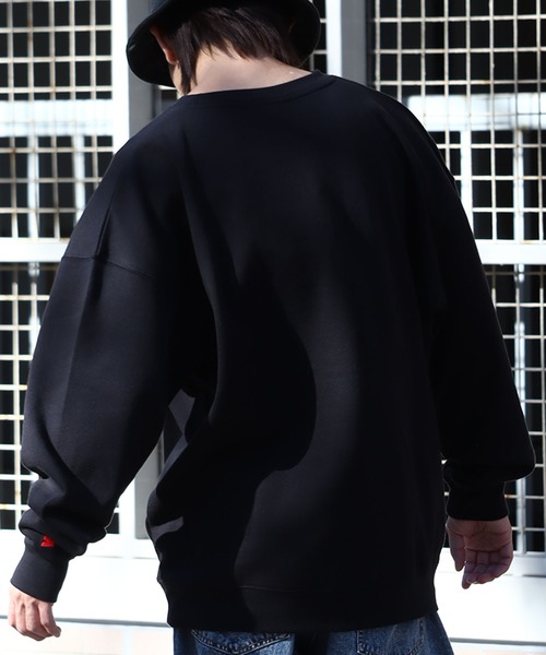 STARTER BLACK LABEL（スターターブラックレーベル）の「【STARTER /スターター】グラフィック発砲プリント 裏起毛 オーバーサイズ スウェットプルオーバー（スウェット・メンズ・ホワイト系/ブラック/ブラウン・M/L/XL）」の17枚目の写真