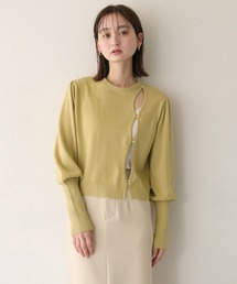 CLEIO | 【CLEIO】ランダム開きニットカーディガン(ニット/セーター)