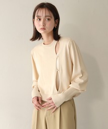 CLEIO | 【CLEIO】ランダム開きニットカーディガン(ニット/セーター)