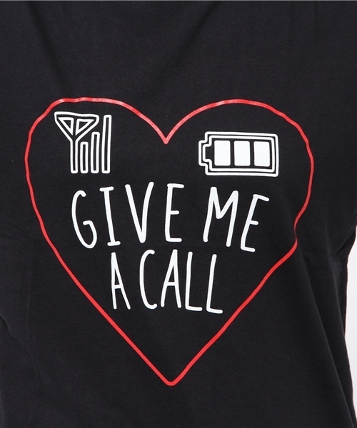 WEGO（ウィゴー）の「WEGO/デジタルハートTシャツ（Tシャツ/カットソー・レディース・ホワイト/ブラック・FREE）」の8枚目の写真