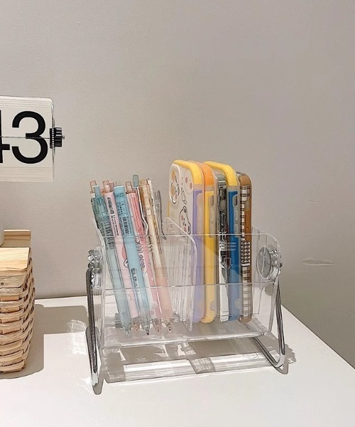 Made in I（メイドインアイ）の「回転式アクリルコスメディスプレイケース（収納グッズ・レディース・クリア・FREE）」の15枚目の写真