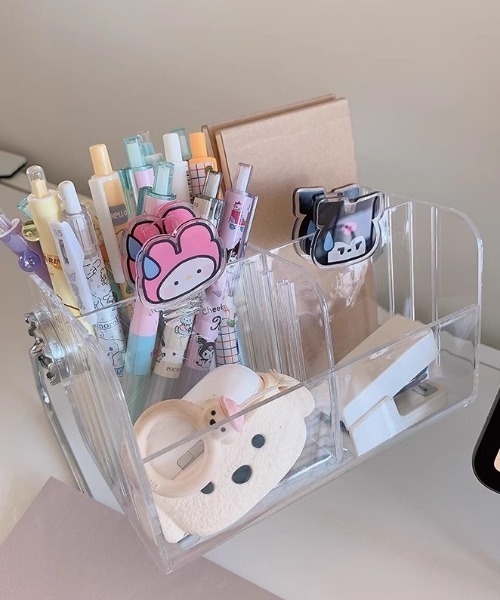 回転式アクリルコスメディスプレイケース（収納グッズ）｜Made in I