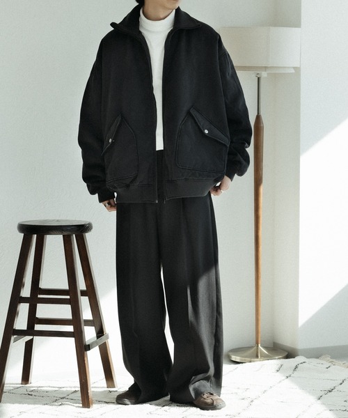 epnok(エプノック)の「キルティングトラックブルゾン(ブルゾン・メンズ・カーキ/ネイビー/ブラック・SMALL/MEDIUM/LARGE)」の16枚目の写真