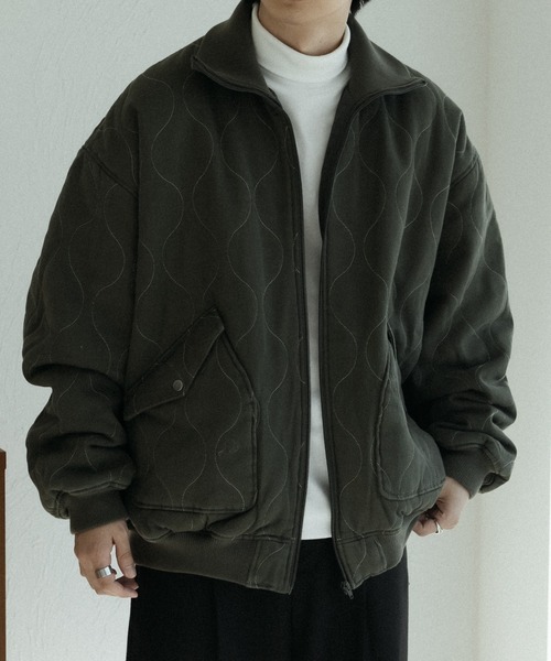 epnok(エプノック)の「キルティングトラックブルゾン(ブルゾン・メンズ・カーキ/ネイビー/ブラック・SMALL/MEDIUM/LARGE)」の21枚目の写真