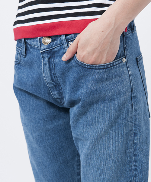 MILKFED.(ミルクフェド)の「BOYFRIEND DENIM PANTS(その他パンツ・レディース・インディゴブルー/ライトインディゴブルー・SMALL/MEDIUM/X-SMALL)」の6枚目の写真