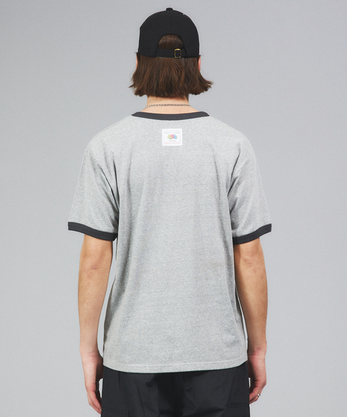 FRUIT OF THE LOOM（フルーツオブザルーム）の「【FRUIT OF THE LOOM】リンガー クルーネック ショートスリーブ Tシャツ（Tシャツ/カットソー・メンズ・パープル/グレー/サックスブルー/グリーン/アイボリー/ホワイト系その他・M/L/XL）」の12枚目の写真