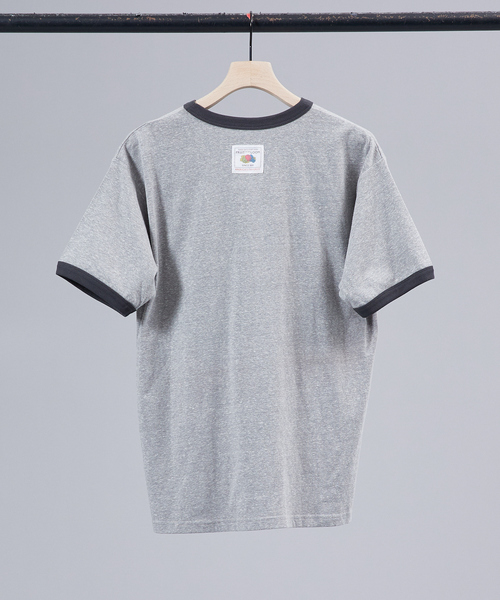 FRUIT OF THE LOOM（フルーツオブザルーム）の「【FRUIT OF THE LOOM】リンガー クルーネック ショートスリーブ Tシャツ（Tシャツ/カットソー・メンズ・パープル/グレー/サックスブルー/グリーン/アイボリー/ホワイト系その他・M/L/XL）」の15枚目の写真