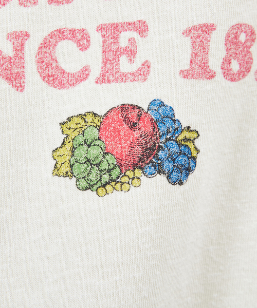 FRUIT OF THE LOOM（フルーツオブザルーム）の「【FRUIT OF THE LOOM】リンガー クルーネック ショートスリーブ Tシャツ（Tシャツ/カットソー・メンズ・パープル/グレー/サックスブルー/グリーン/アイボリー/ホワイト系その他・M/L/XL）」の16枚目の写真