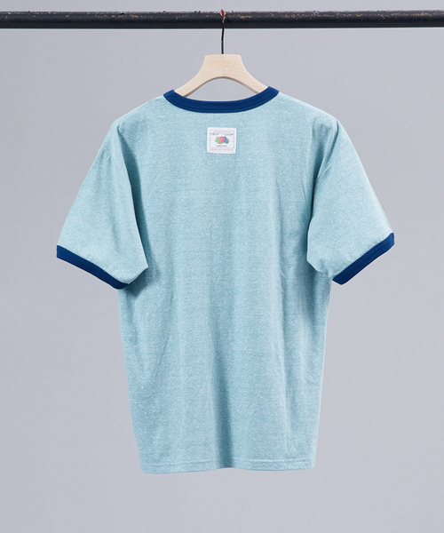 FRUIT OF THE LOOM（フルーツオブザルーム）の「【FRUIT OF THE LOOM】リンガー クルーネック ショートスリーブ Tシャツ（Tシャツ/カットソー・メンズ・パープル/グレー/サックスブルー/グリーン/アイボリー/ホワイト系その他・M/L/XL）」の22枚目の写真