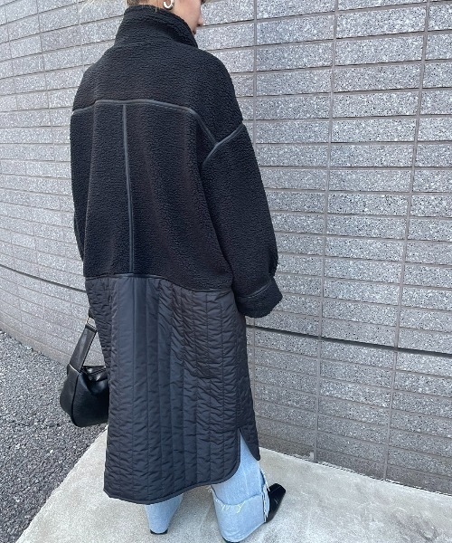 AIC.（エーアイシー）の「スタンドネックボア切替ロングコート（その他 