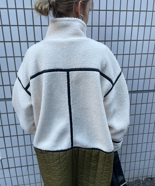 AIC.（エーアイシー）の「スタンドネックボア切替ロングコート（その他 