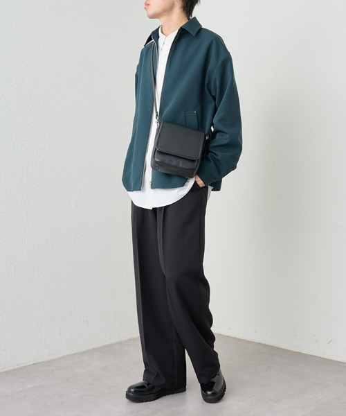 COLONY 2139（コロニートゥーワンスリーナイン）の「シンセティックレザーバーティカルバッグ（ショルダーバッグ・メンズ・ブラック/ブルー/グレー・FREE）」の8枚目の写真