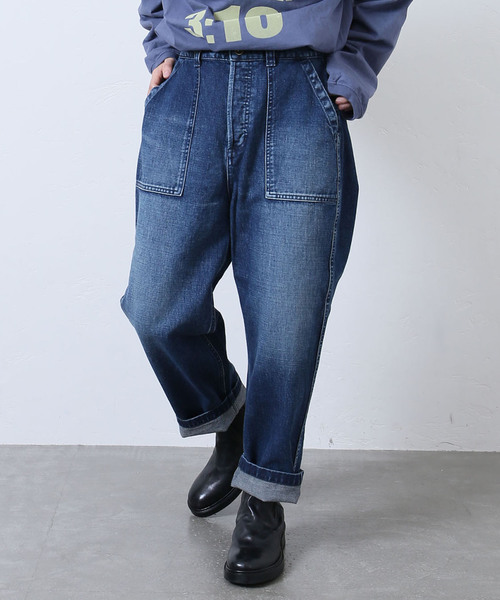 12OZデニム ベイカーパンツ（デニムパンツ）｜JOURNAL STANDARD