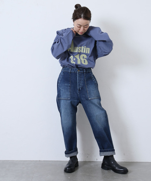 12OZデニム ベイカーパンツ（デニムパンツ）｜JOURNAL STANDARD