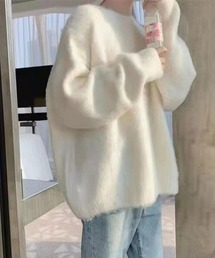 MAISON DE THERESE（メゾン ド テレーズ）の「オーバーサイズミックスカラーニットセーター（ニット/セーター）」