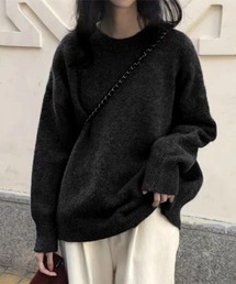 MAISON DE THERESE | オーバーサイズミックスカラーニットセーター(ニット/セーター)