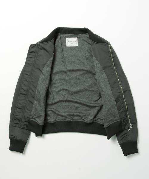 BEAMS LIGHTS Women's(ビームスライツ ウィメンズ)の「BEAMS LIGHTS / 撥水MA-1(ブルゾン・レディース・ブラック/チャコールグレー/オリーブ・38/36)」の5枚目の写真