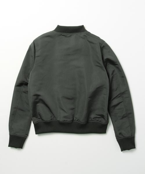 BEAMS LIGHTS Women's(ビームスライツ ウィメンズ)の「BEAMS LIGHTS / 撥水MA-1(ブルゾン・レディース・ブラック/チャコールグレー/オリーブ・38/36)」の20枚目の写真