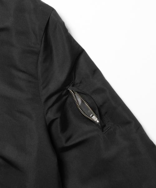 BEAMS LIGHTS Women's(ビームスライツ ウィメンズ)の「BEAMS LIGHTS / 撥水MA-1(ブルゾン・レディース・ブラック/チャコールグレー/オリーブ・38/36)」の17枚目の写真