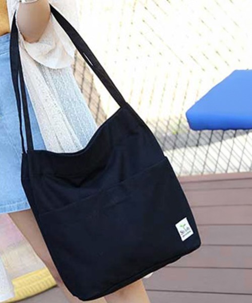 Miniministore（ミニミニストア）の「キャンバストートバッグ大容量手提げバッグ（トートバッグ・レディース・アイボリー/ピンク/ブラック/グレー/カーキ・FREE）」の8枚目の写真