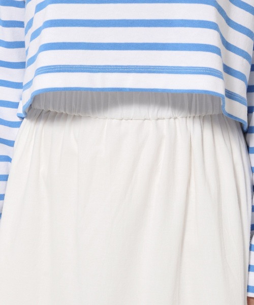 LOWRYS FARM(ローリーズファーム)の「スカラップボリュームスカート 100507(スカート・レディース・チャコールグレー/ブラック/ホワイト・FREE)」の16枚目の写真