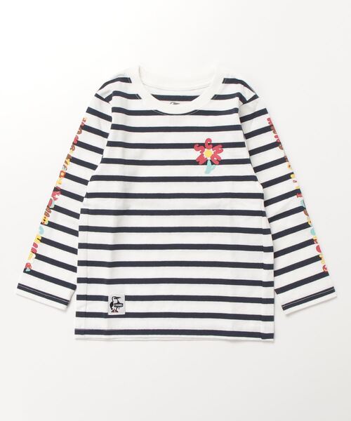 CHUMS(チャムス)の「【CHUMS】Kid's On The Grill L/S T-Shirt(Tシャツ/カットソー・キッズ・ホワイト/ブラック/ネイビー/ホワイト×ネイビー/マルチ・MEDIUM/LARGE/X-LARGE)」の9枚目の写真